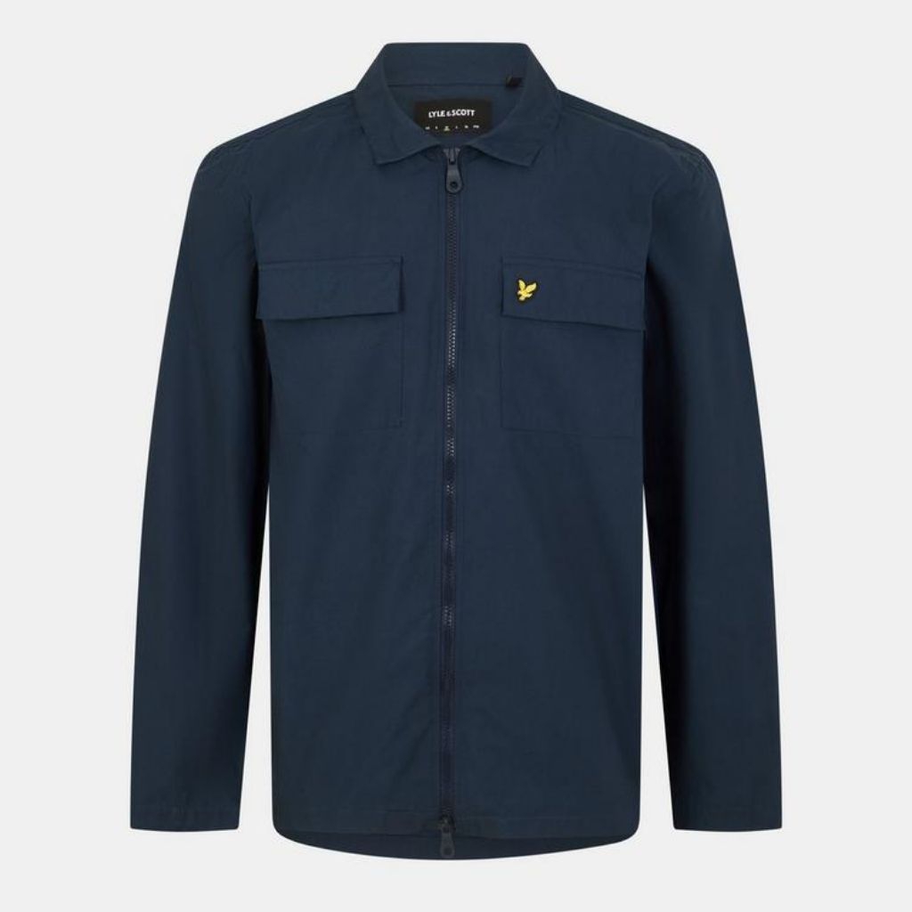 Lyle and Scott Overshirt Navy Original 100%
