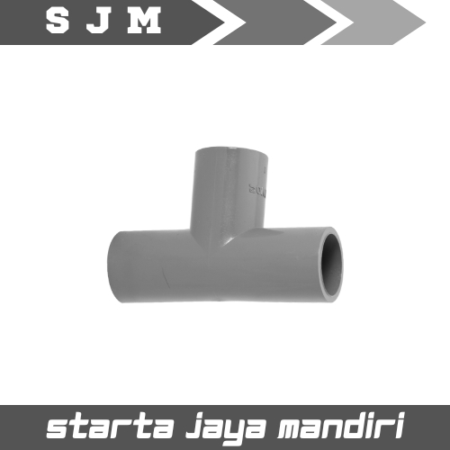 Tee 3/4 x 1/2 Inch Power Tee 3/4 x 1/2" AW Fitting Pvc