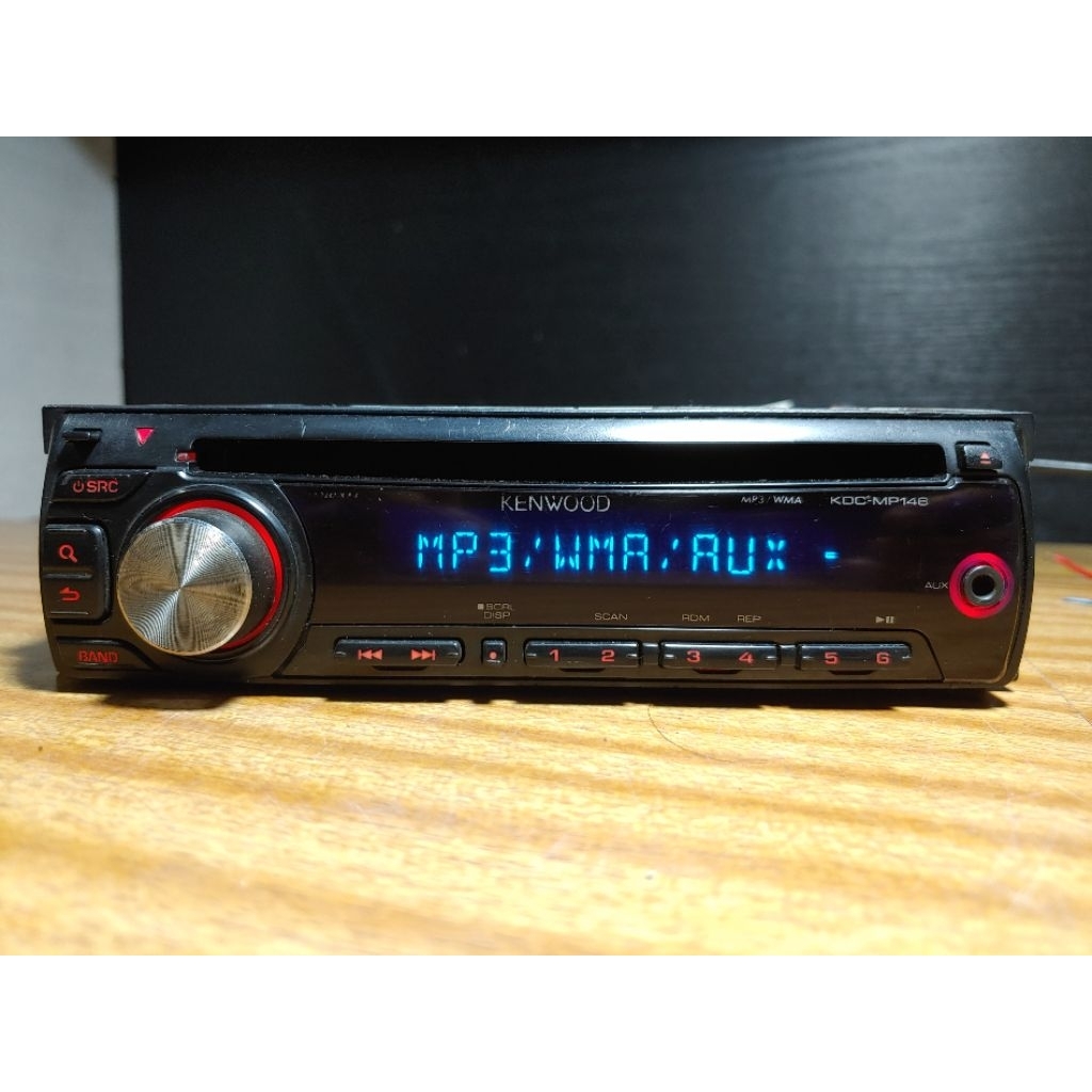 Kenwood Kdc mp146. Cd Radio Bluetooth Aux