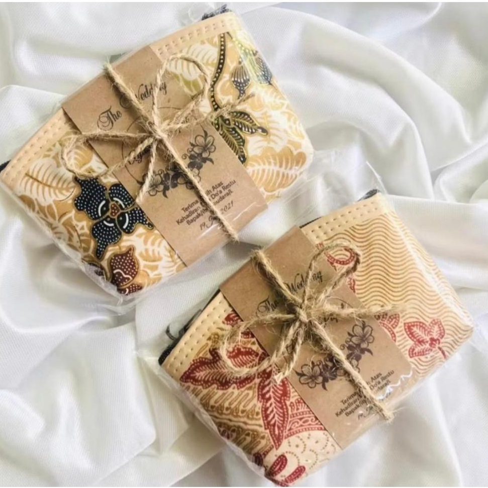 PAKET HAJATAN 50 PCS DOMPET BATIK KECIL/ SOUVENIR PERNIKAHAN / DOMPET BATIK / DOMPET SOUVENIR/ SOUVE