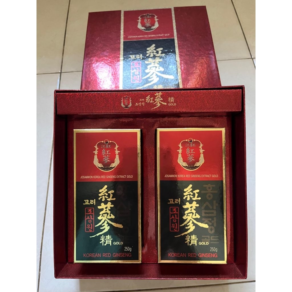 JOSAMWON GINGSENG MERAH KOREA EXTRACT GOLD 250 GR