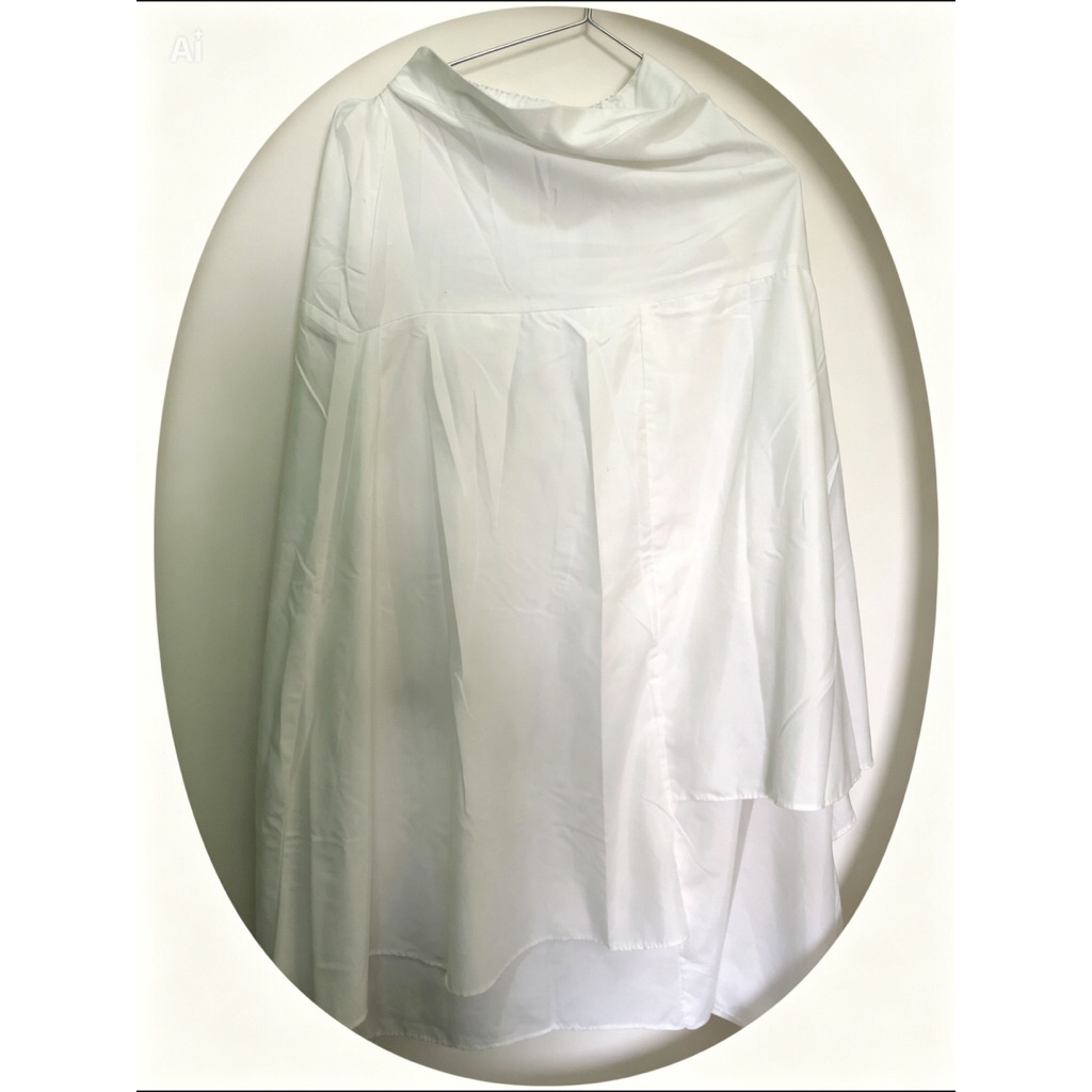 Rok Panjang Putih Polos monalica Preloved Like