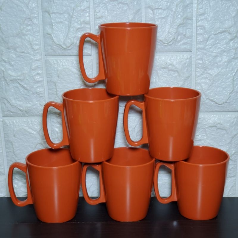 6 pcs cangkir melamin 126 berkualitas tinggi harga spesial bisa COD
