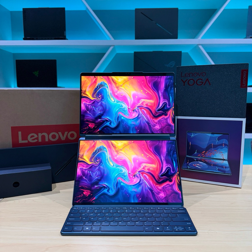 Laptop Premium Lenovo Yoga Book 9i Ultra 7 155U 32GB/1TB Garansi On Like New