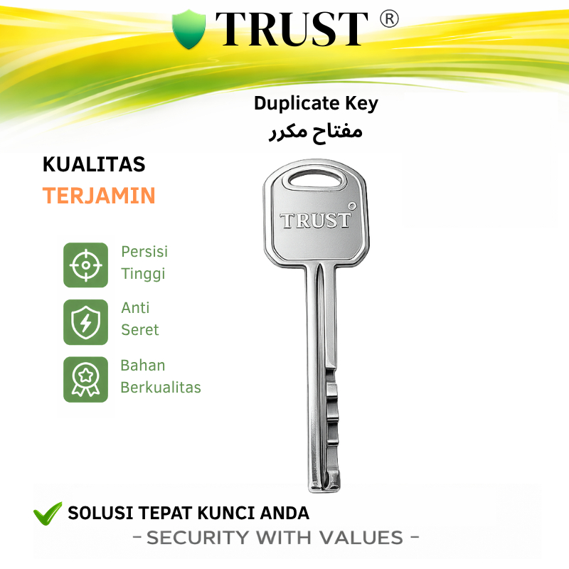 TRUST Duplikat Kunci Gembok Pintu Duplicate Key Khusus TRUST