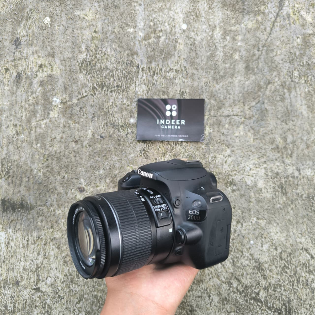 CANON EOS 200D KIT 18-55MM SECOND NORMAL ( GARANSI TOKO ) BEST QUALITY 100% ORYGINAL TERLARIS SHOPEE