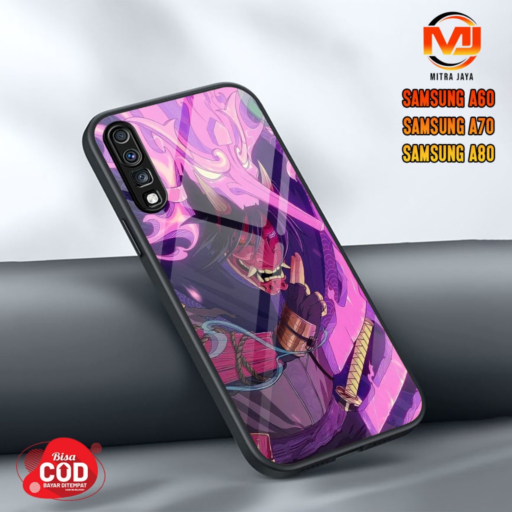 Case Hp SAMSUNG A60 / A70 / A80 Terbaru - Fashion Case Anime Sasuke Casing Hp Case Murah Softcase Ha