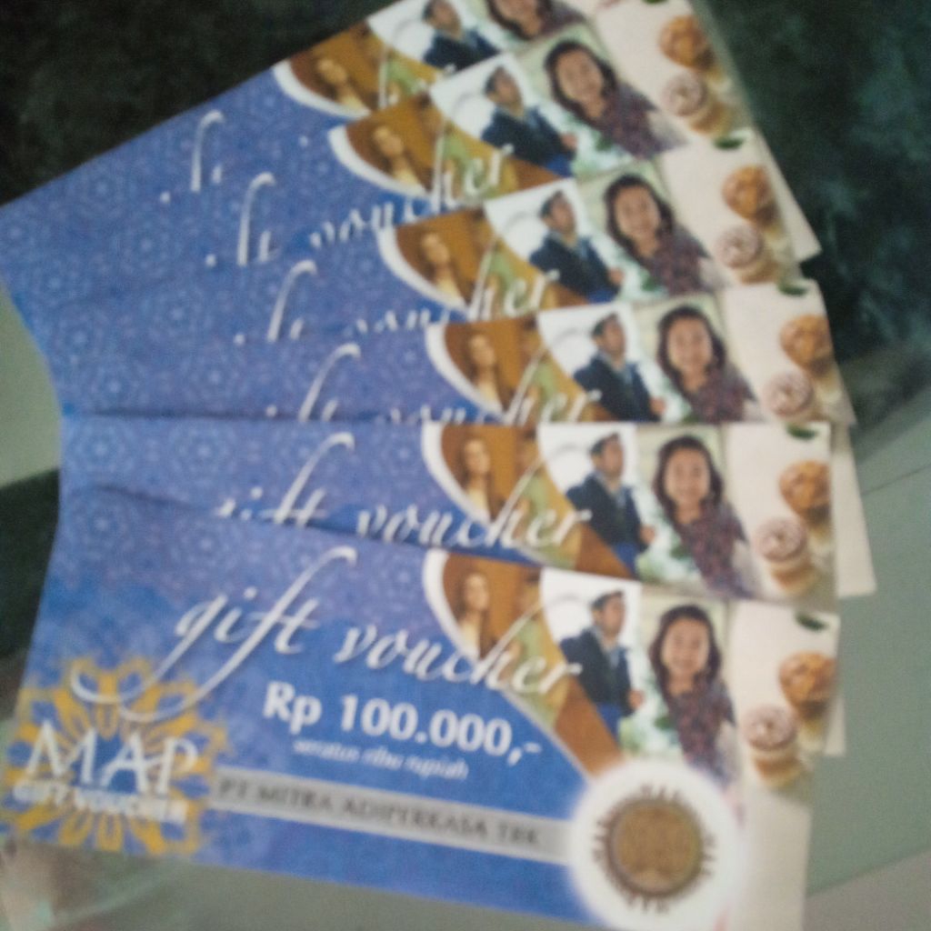 Voucher MAP gift voucher...