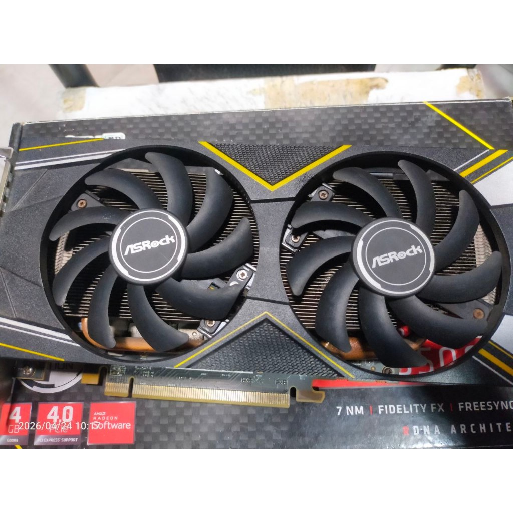 GPU VGA ASRock RX 5500 XT RX5500XT 5500XT 8GB GDDR6 Challenger –GARFIK CARD,GRAFIS CARD