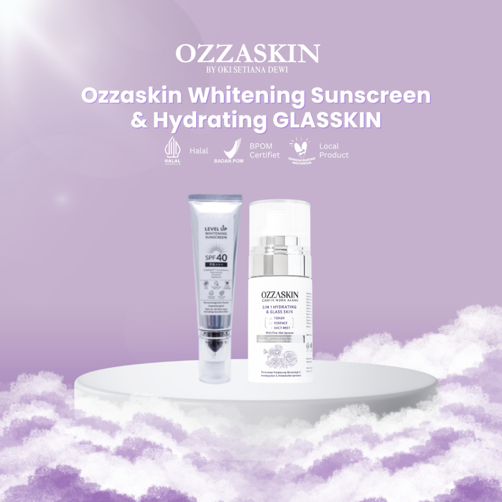 Ozzaskin by Oki Setiana Dewi Whitening Sunscreen & Hydrating GLASSKIN