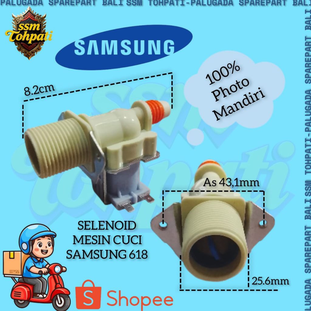 SELENOID MESIN CUCI SAMSUNG 1 TABUNG | SELENOID MESIN CUCI SAMSUNG 618 | WATER INLET MESIN CUCI SAMS