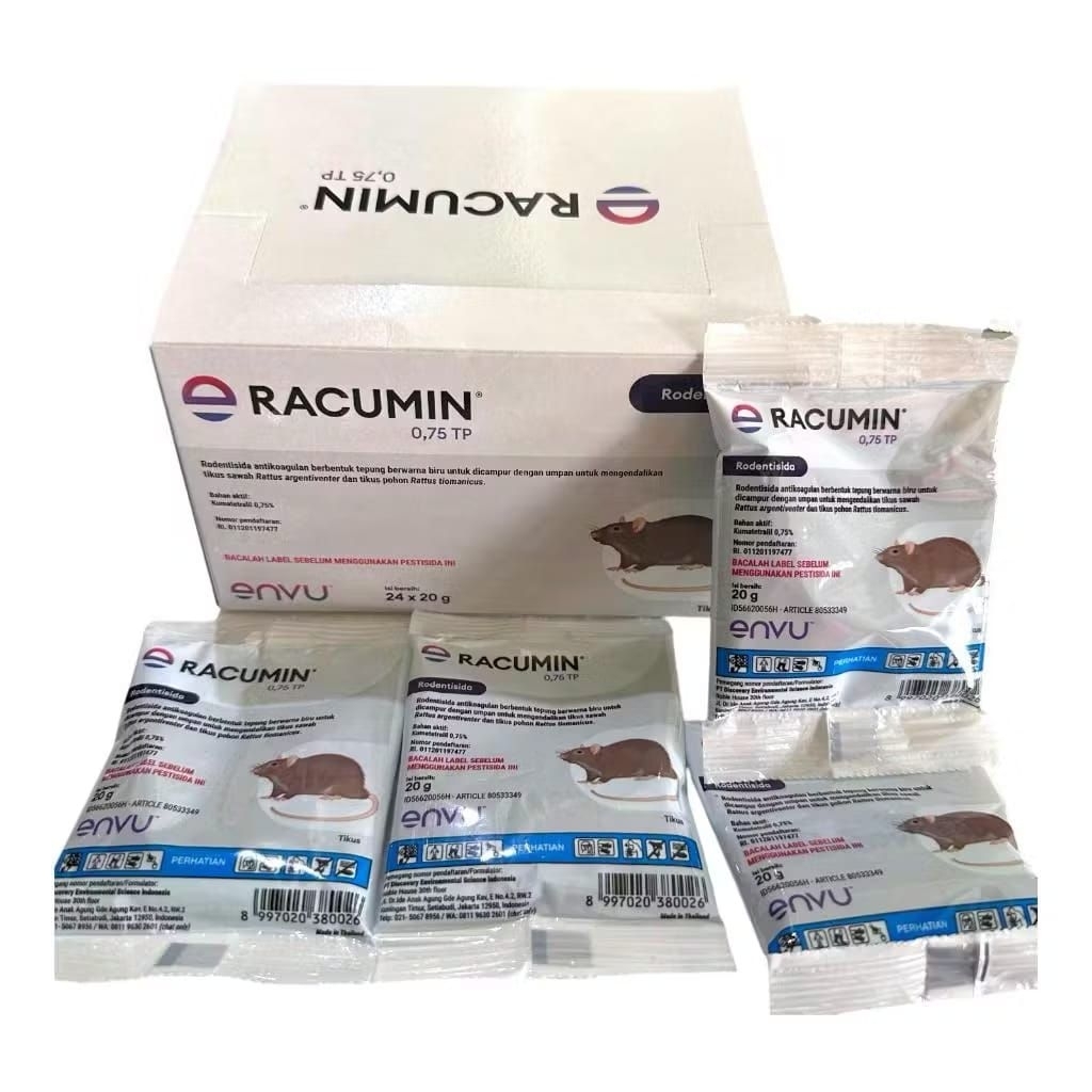 Racumin 20 Gram - Rodentisida Efektif untuk Tikus