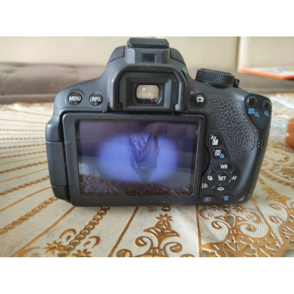 kamera Canon 700d lensa kit STM Fulset box