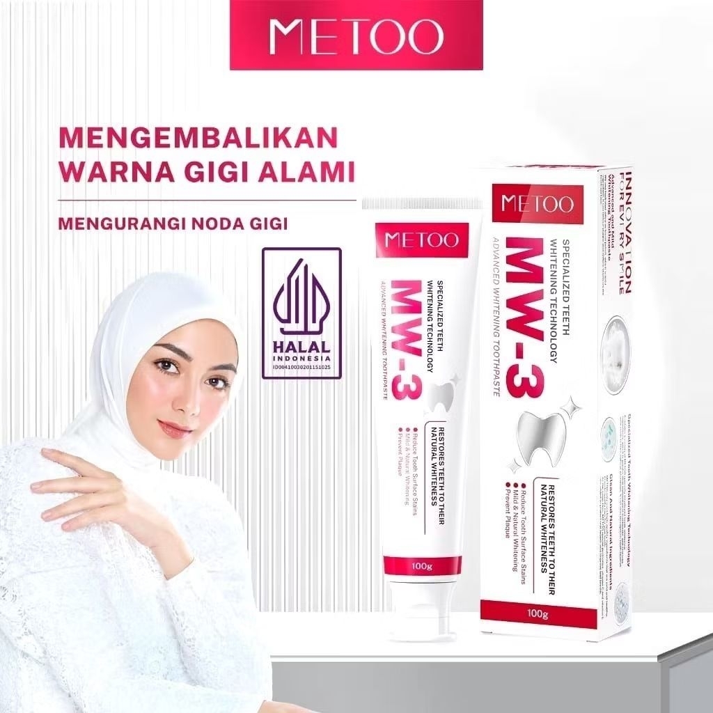 METOO PASTA GIGI MW3 - BPOM