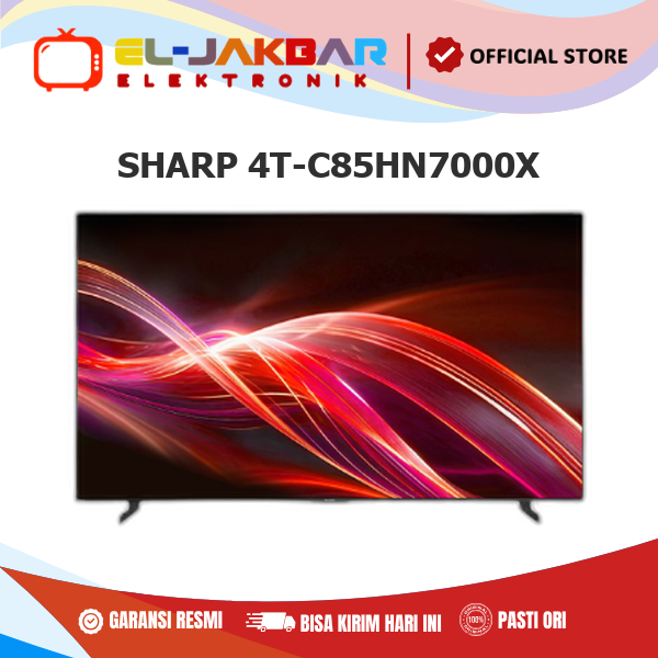 SHARP 4T-C85HN7000X GOOGLE TV 85 INCH 144Hz, Dolby Vision & Atmos, Living Camera & Azan Reminder