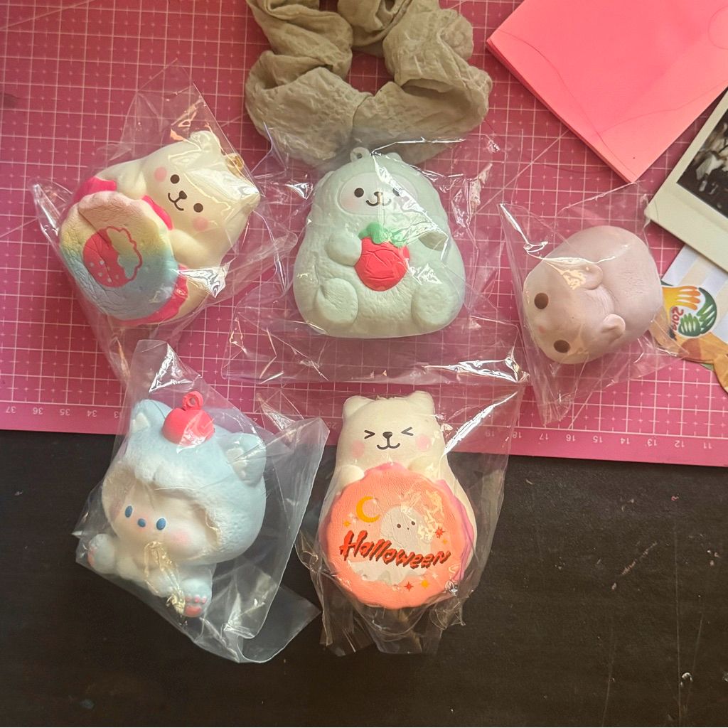 Squishy ibloom mido jenong marmo toast markis marmo cookies puchi mashlo