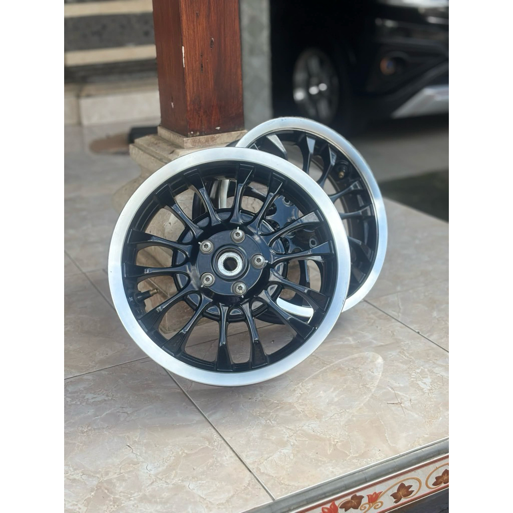 velg standar depan belakang euro ring 12 vespa matic primavera