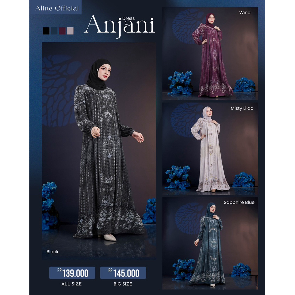 Anjani Dress by Aline//Dress Rayon Premium