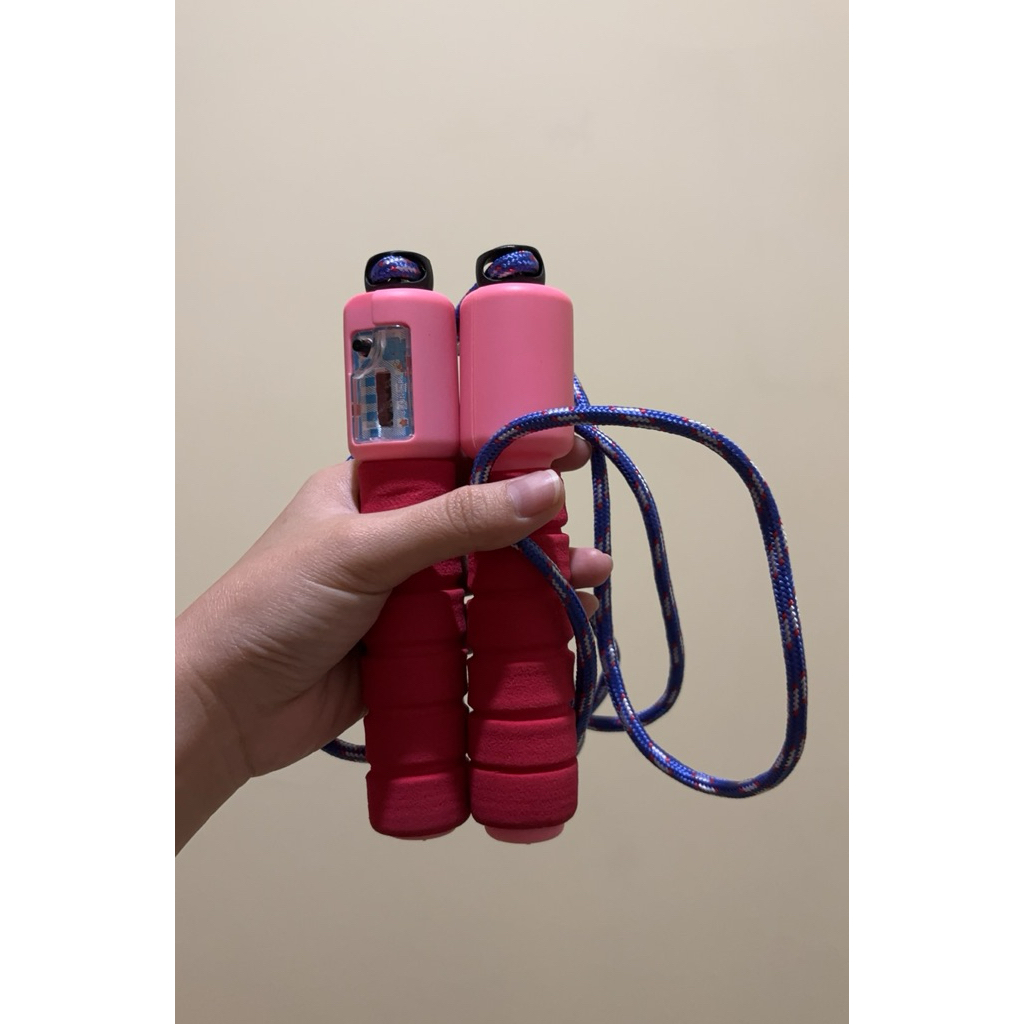 Tali Lompat Digital dengan Counter (Skipping) - Preloved by Naa