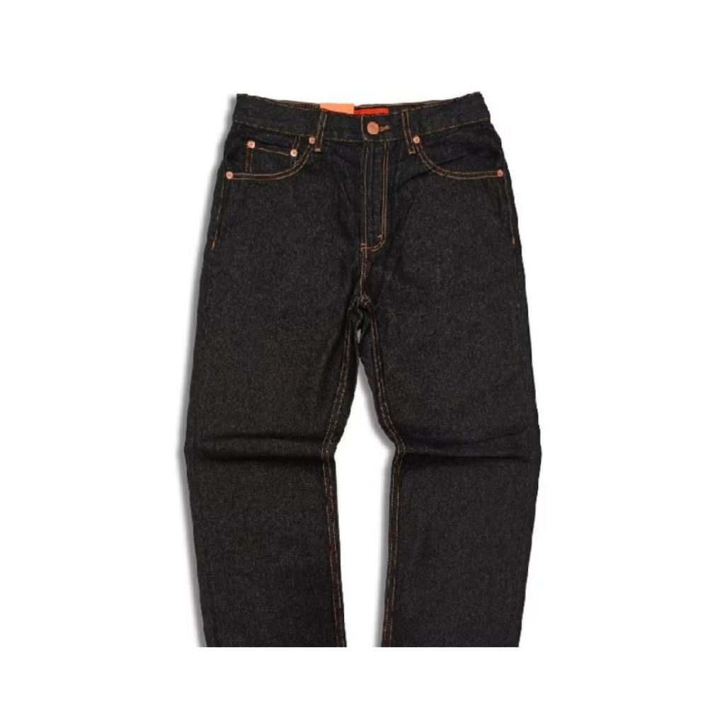Celana Panjang LEA JEANS 606 - Regular Fit BASE SERIES 13-14 OZ BLACK 606850101
