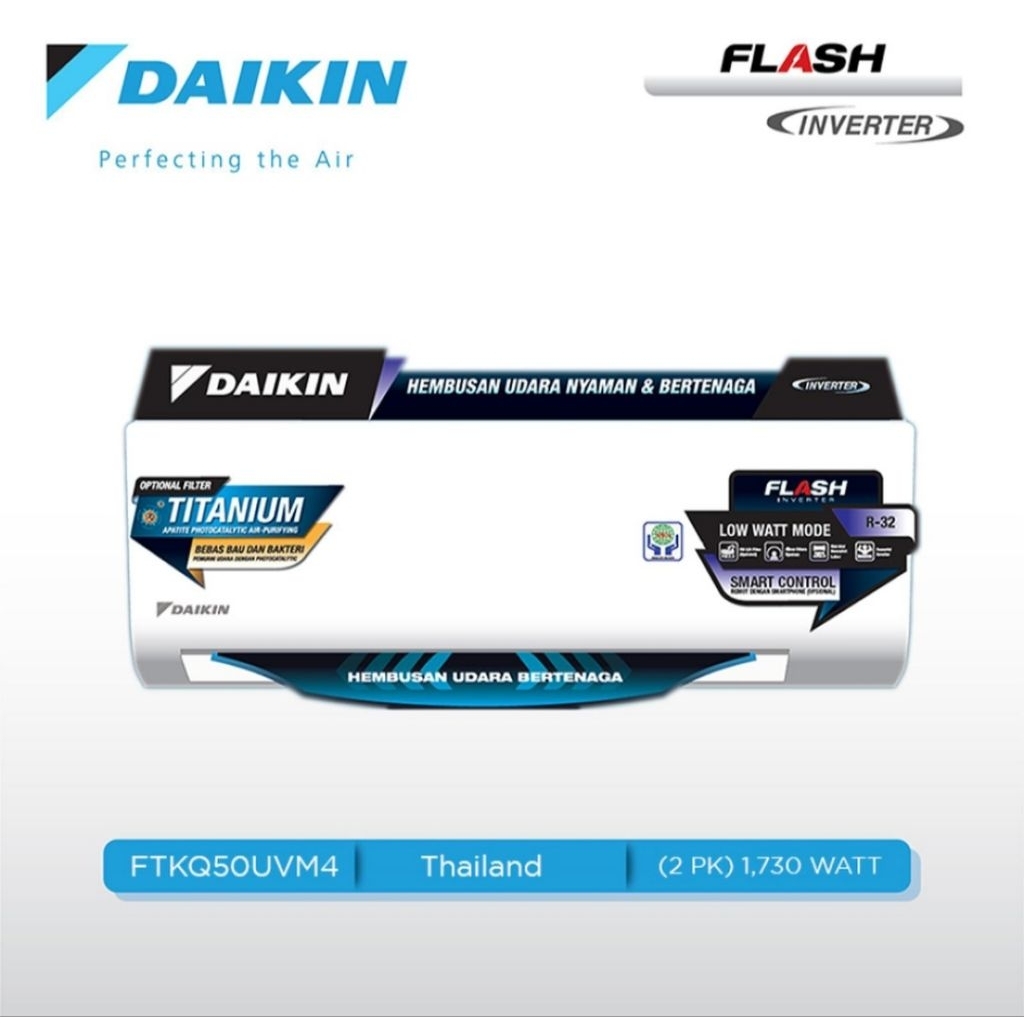 AC DAIKIN 2PK INVERTER THAILAND FTKQ50 AC DAIKIN 2PK INVERTER