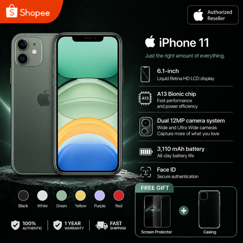 iPhone 11 iBox Original Baru 100%, Kirim Cepat | iPhone 11 Baru iBox 64GB / 128GB / 256GB, Fullset, 