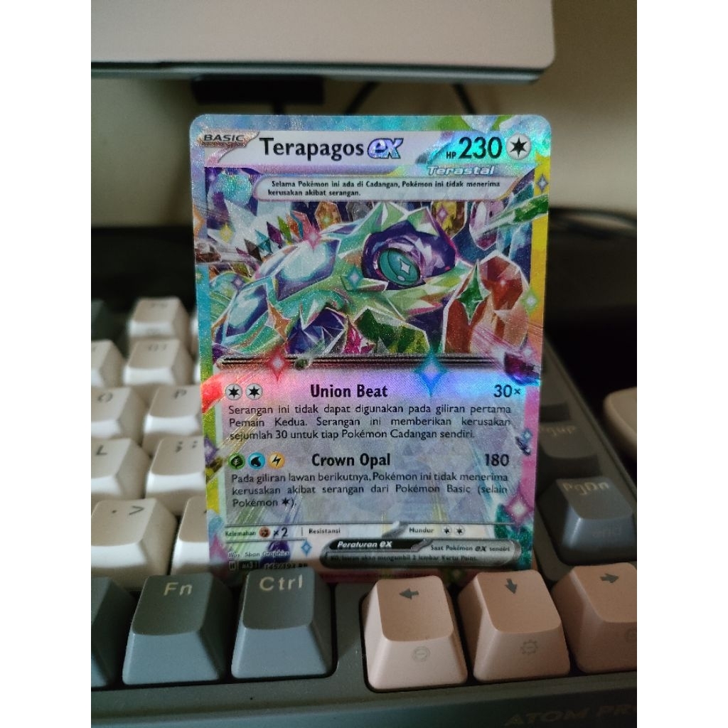 Ready Terapagos Ex 145/193 RR tcg indonesia