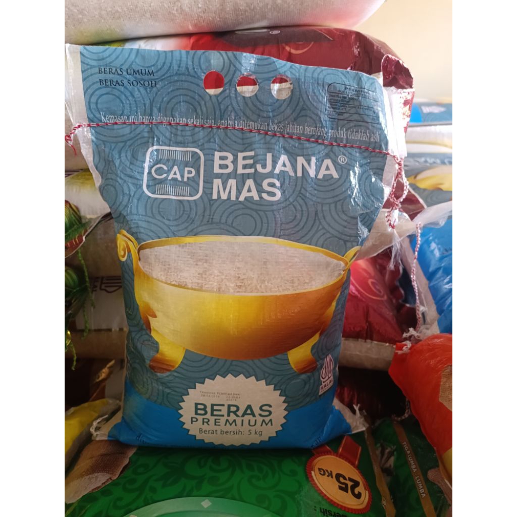 Beras Bejana Mas 5kg (Min belanja 200rb jauh lebih murah)
