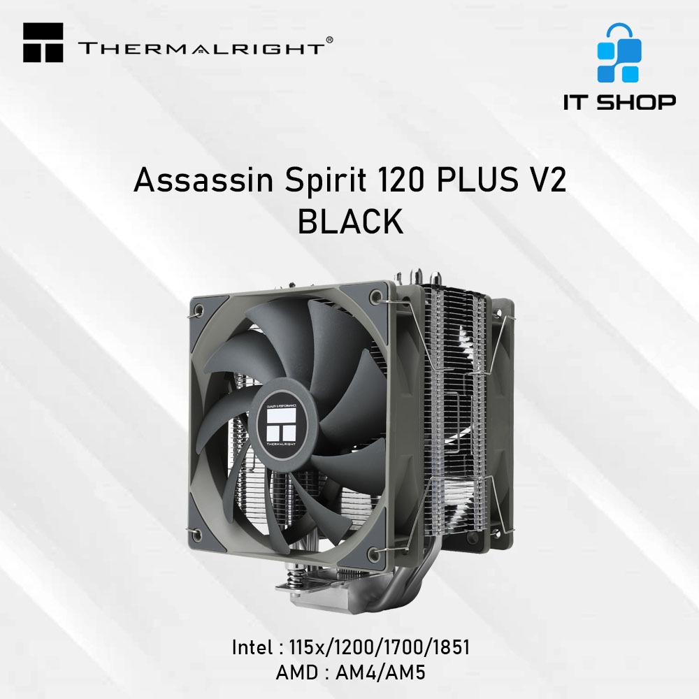 THERMALRIGHT Assassin Spirit 120 PLUS V2 BLACK CPU Cooler