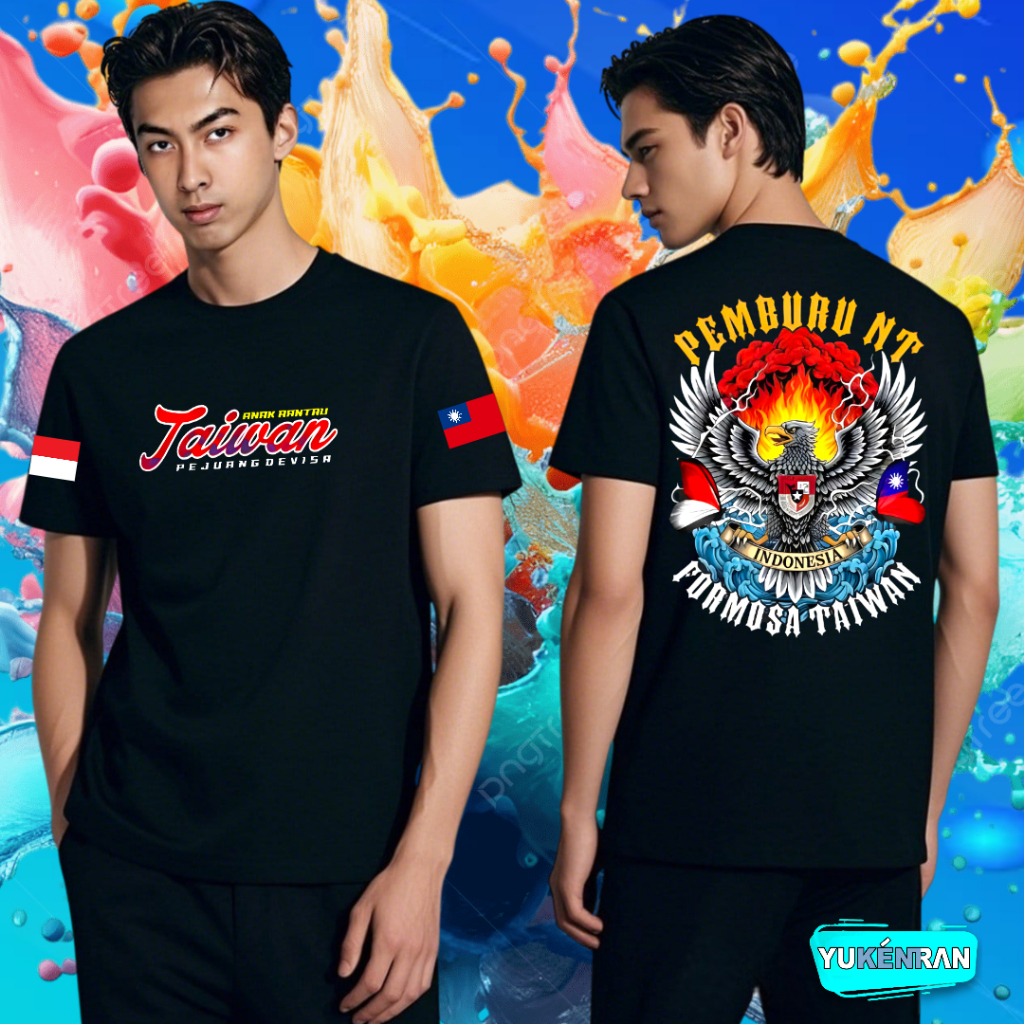 KAOS DISTRO UNISEX ANAK RANTAU TAIWAN PEJUANG NT FORMOSA TAIWAN NEW DESIGN COTTON COMBAD