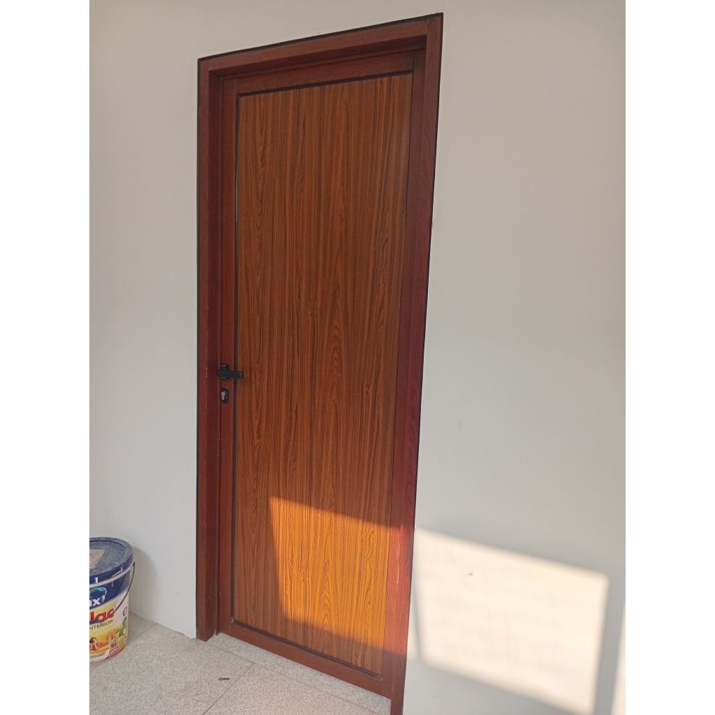 Pintu Acp Alumunium  Urat kayu