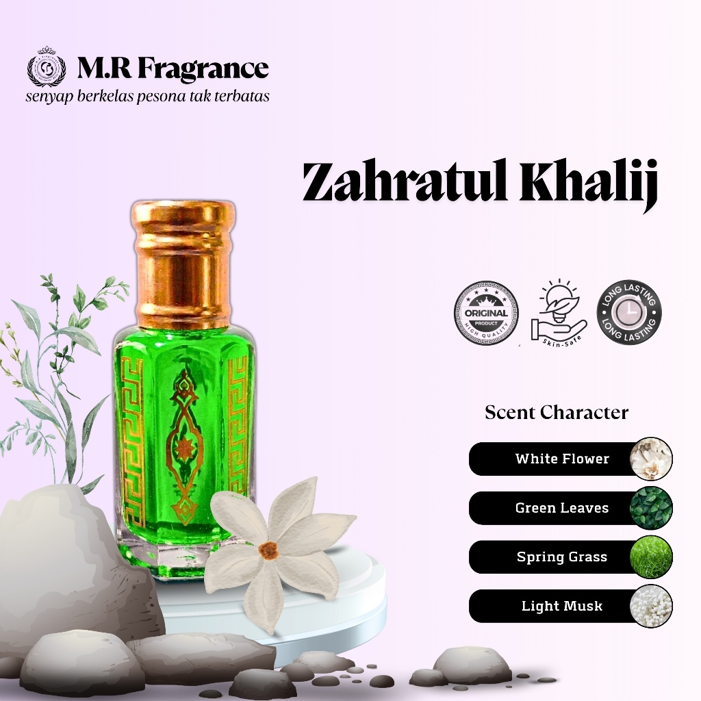 M.R Fragrance - Parfum Zahratul Khalij Original Minyak Wangi Non Alkohol Khaleej