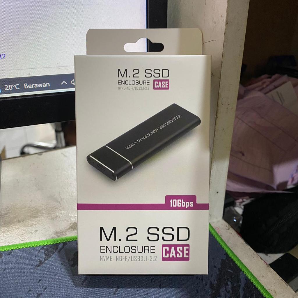 Casing SSD M.2 Nvme Enclosure USB 3.1
