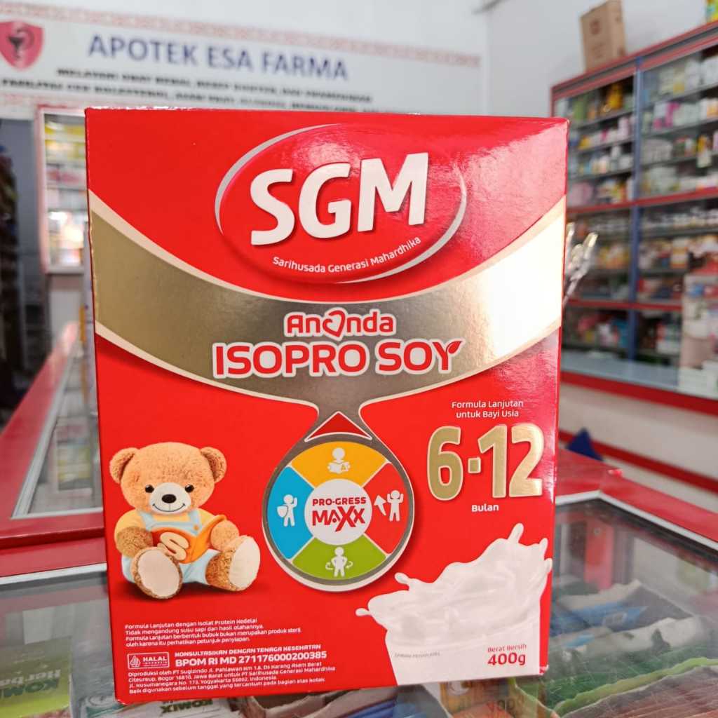 Susu Formula SGM Ananda Isopro Soya 6-12 Bulan 400gr - Aman untuk Alergi Susu Sapi