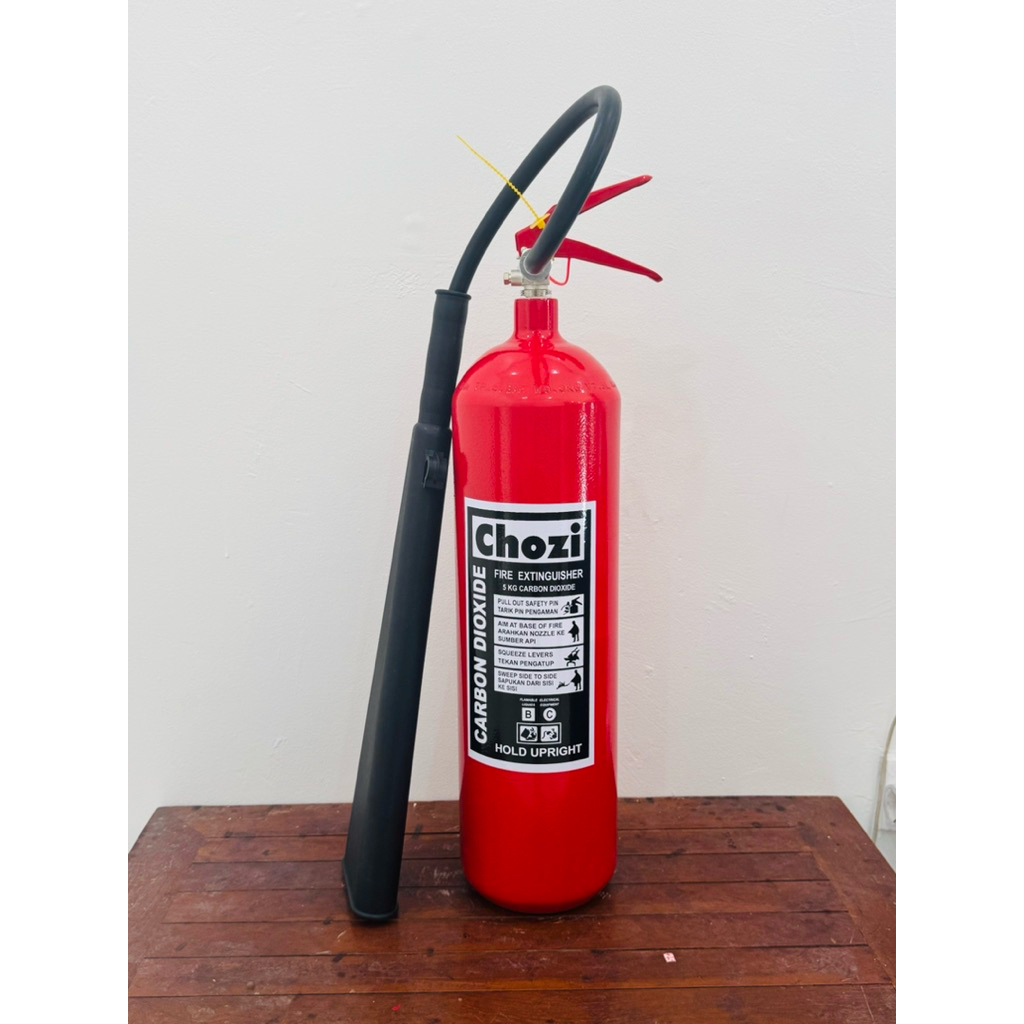 APAR PORTABEL 5kg CO2 FIRE EXTINGUISHER COMPLETE ISI