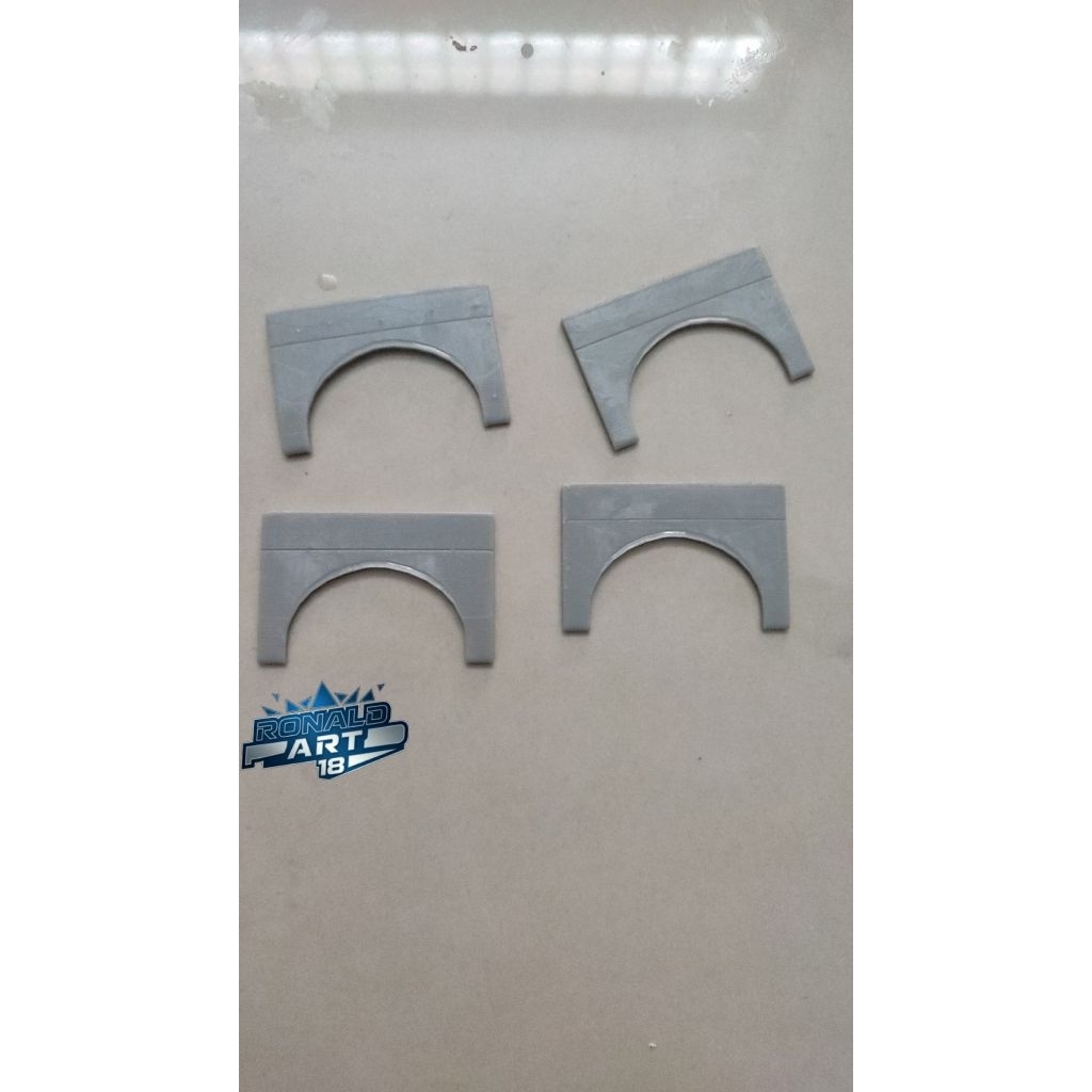 fender roda miniatur bus skala 1:30 / bus rkc