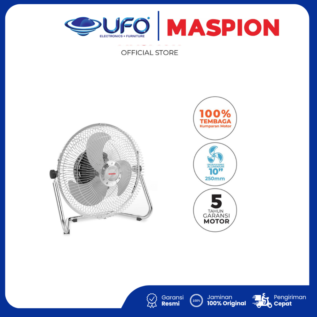 Maspion Kipas Angin Meja PW-1001D Desk Fan 10"