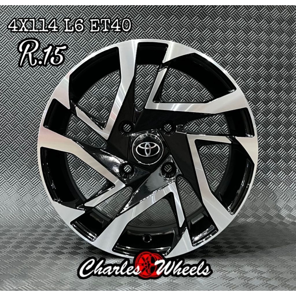 VELG VELOZ RING 15 HITAM POLISH