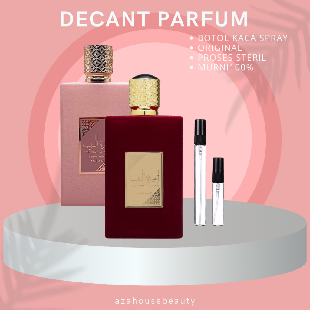 Aza - Decant Parfum Asdaf Ameerat Al Arab & Ameerat Prive Rose