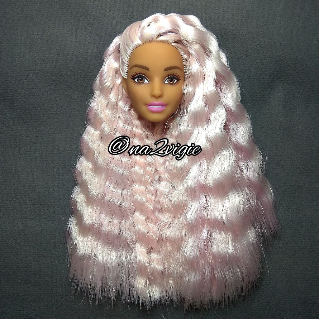Head Boneka Barbie / Kepala Boneka Barbie Reroot 06