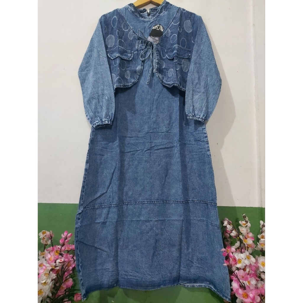 gamis rompi anak tanggung