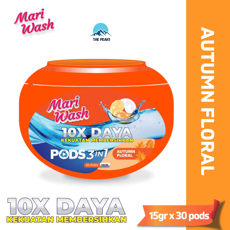 (The Peaks) MARI WASH Pods 3in1 Autumn Floral