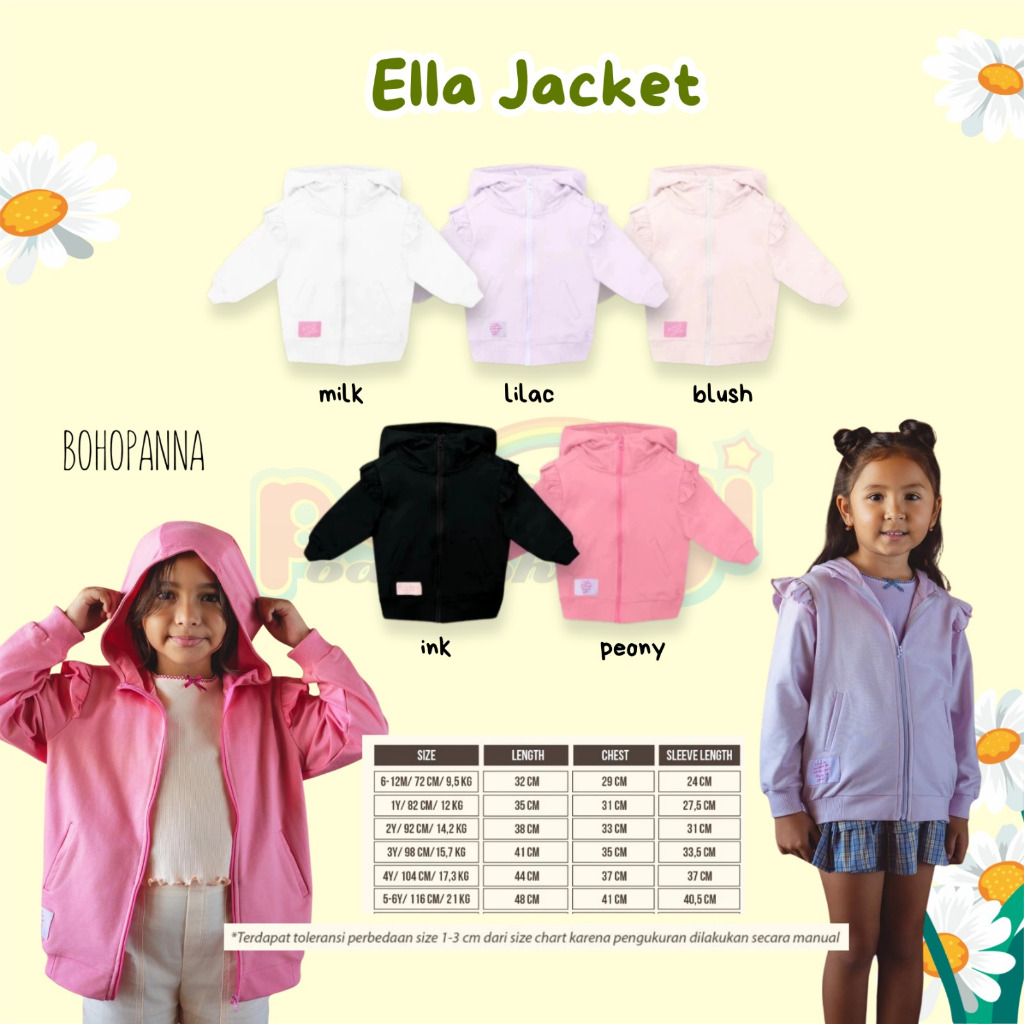 BOHOPANNA | BOHO | BOHO PANNA ELLA JACKET - JAKET ANAK PEREMPUAN
