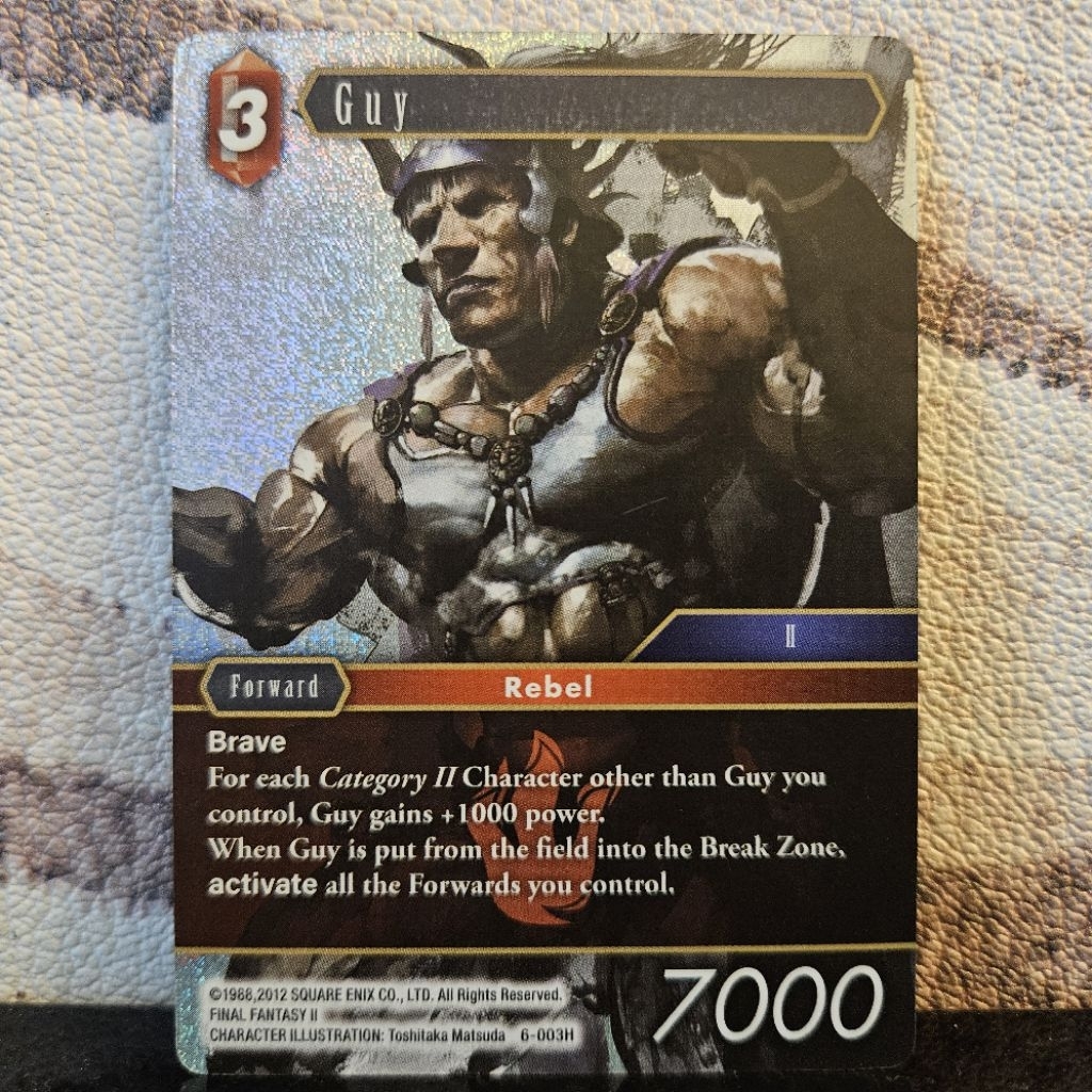 Final Fantasy TCG II Guy H Foil