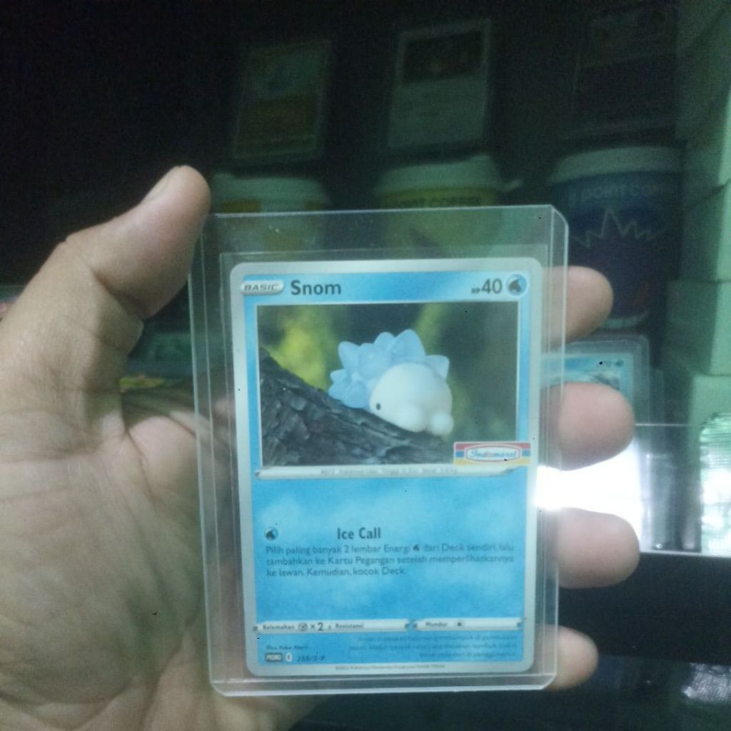 KARTU POKEMON SNOM ICE CALL ORIGINAL