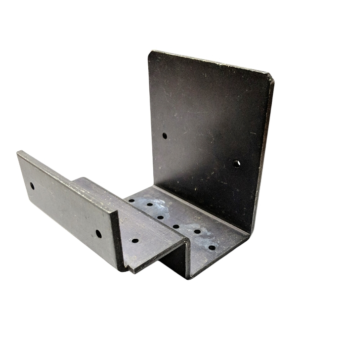 Heatsink pendingin transistor 2X TO-3 hitam 89x98x95 mm 4mm