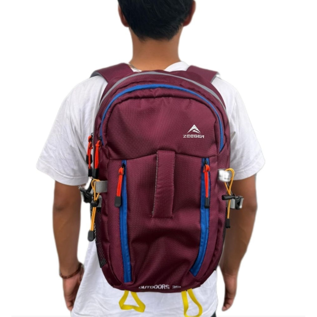 Tas Ransel Pria ZEEGER 35 Liter Outdoor # Tas Gunung
