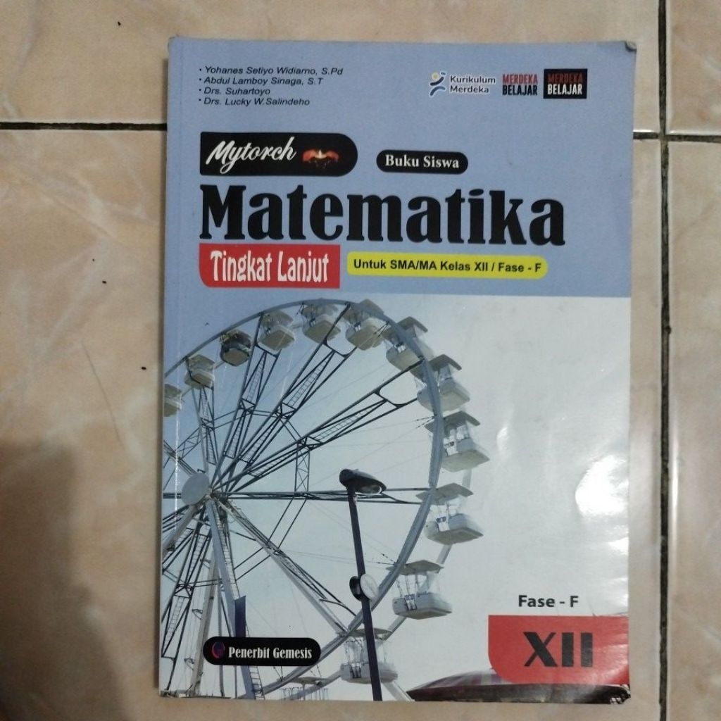 Matematika Tingkat Lanjut Kelas 12 Penerbit Gemesis Kurikulum Merdeka (Bekas)