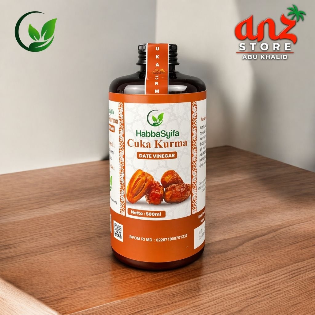 Free Sendok Kayu - 500ml Cuka Kurma Dates Vinegar