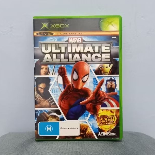 Kaset Xbox Marvel Ultimate Alliance original Dvd Xbox Classic